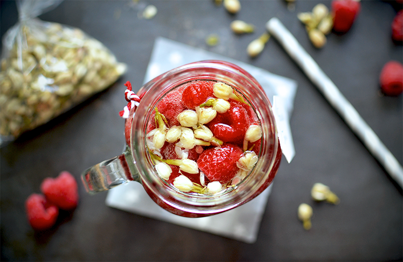 Eau de framboises et jasmin ©TendanceFood.com