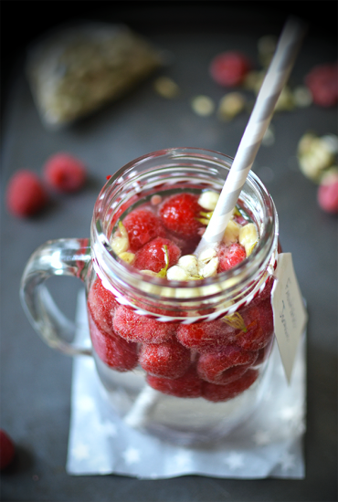 Eau de framboises et jasmin ©TendanceFood.com