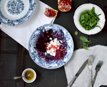 Salade pourpre à la betterave et au chou rouge ©TendanceFood.com