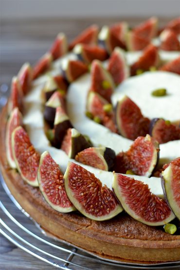 Tarte figues, orange et fleur d'oranger ©TendanceFood.com