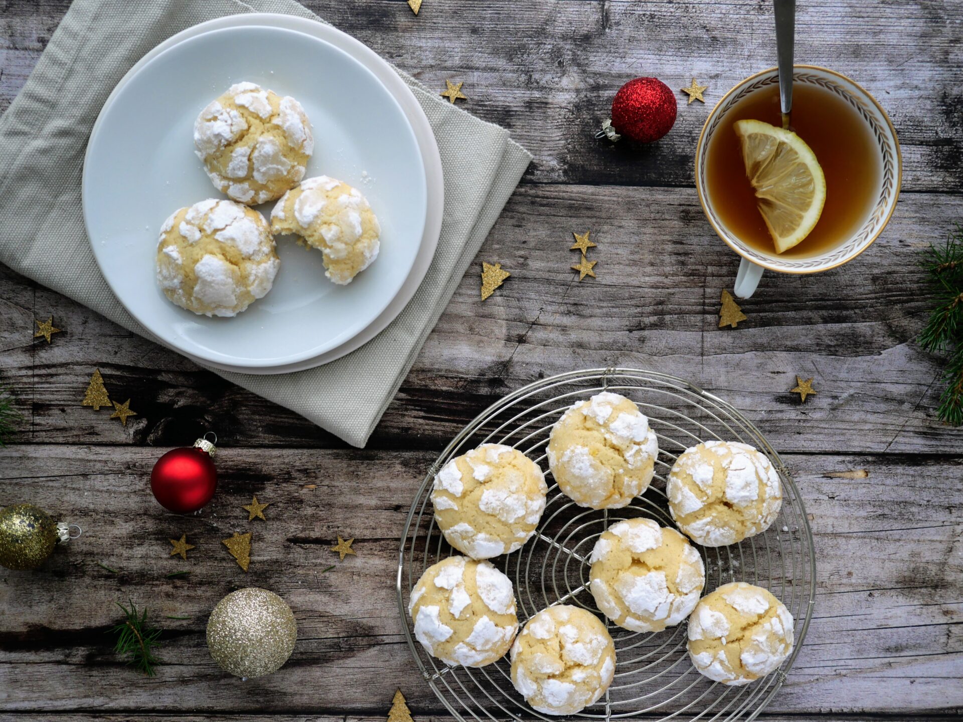 Biscuits craquelés au citron ©TendanceFood.com