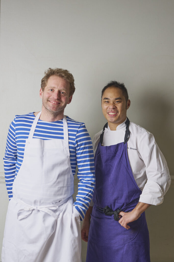 Les chefs Julien Dumas et Lucas Boisseau pour Maison Lagure ©Emmanuelle Levesque